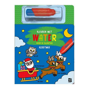 Kleuren met Water Voor de Kleintjes - Kerstmis 18m+