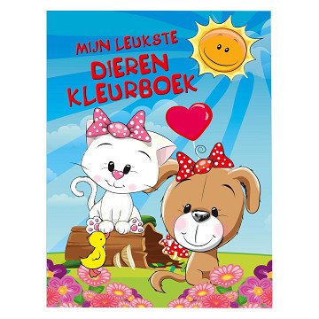 My Cutest Animals Coloring Book, 48 pages.