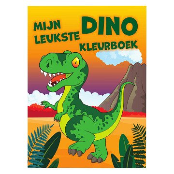 Mein süßestes Dino-Malbuch, 48 Seiten.