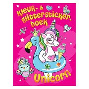 Color & Glitter Sticker Book Unicorn