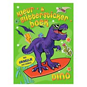 Farb- und Glitzer-Stickerbuch Dino