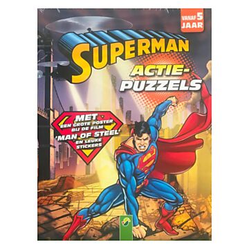 Superman-Action-Buchstabenrätsel, Labyrinth-Aktivitätsbuch
