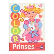 Thick Lines Coloring Book Color - Princess
