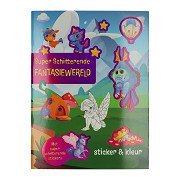 Kleur- en Stickerboek Fantasy