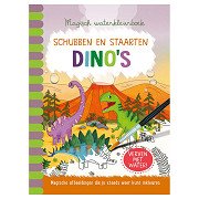 Malbuch mit magischem Wasser – Dinos