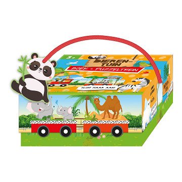 Buch- und Puzzlezug Zoo