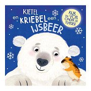Kitzeln und Knuspern eines Eisbär-Flap-Buchs
