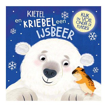 Kitzeln und Knuspern eines Eisbär-Flap-Buchs