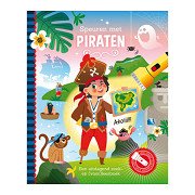 Suche mit Piratensuchbuch mit Papptaschenlampe