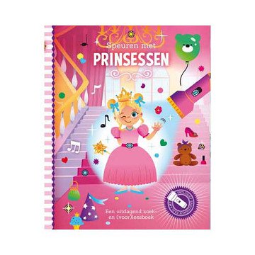 Prinzessinnen-Suchbuch mit Papp-Taschenlampe