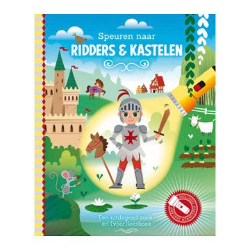 Speuren Naar Ridders & Kastelen Zoekboek met Kartonnen Zaklamp