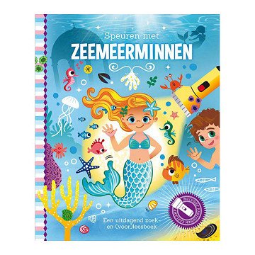 Mermaid Search Book with Cardboard Flashlight