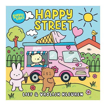 Coloring book Sunny vibes - Happy street