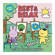 Coloring book Sunny vibes - Rest & relax