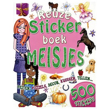 Riesen-Stickerbuch Mädchen