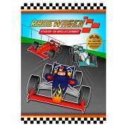 Sticker and Game Book Racing Car