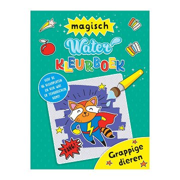 Magisch Waterkleurboek - Grappige Dieren