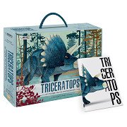 Boek + 3D Model Triceratops