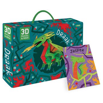 Buch + 3D-Modell Drache