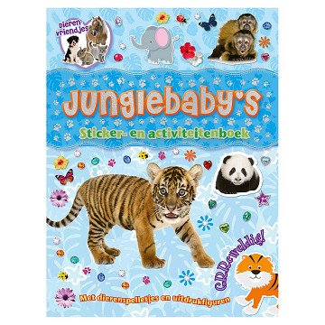 Animal Friends - Jungle Babies Sticker and Activity Book