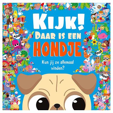 Zoekboek - Kijk, daar is een hondje!