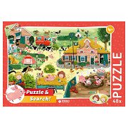 Puzzle Cas & Cato Farm, 48 pcs.
