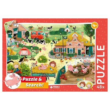 Puzzle Cas & Cato Farm, 48 pcs.