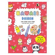 Kawaii-Tiere lernen Schritt für Schritt das Zeichnen