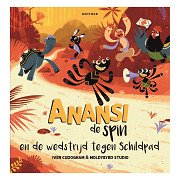 Anansi de spin en de wedstrijd tegen Schildpad