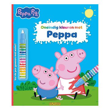Oneindig kleuren met Peppa