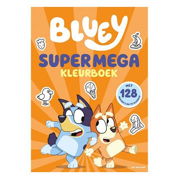 Bluey Super Mega Malbuch