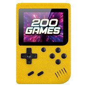 GAMEBOX - Portable Game Console with 200 Games - Yellow