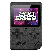 GAMEBOX - Portable Game Console with 200 Games - Black