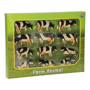 Kids Globe Cows, 12st 1:32