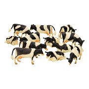 Kids Globe Cows, 12pcs 1:32