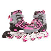 Children's Inline Skates Pink/Grey, size 29-32