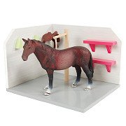 Kids Globe Horse Washbox Wood 1:24