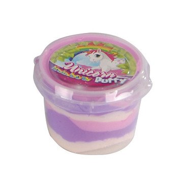 Hüpfender Knete Regenbogen-Einhorn, 110gr.