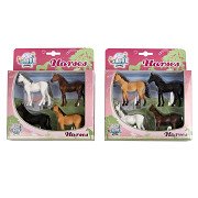 Kids Globe Horses, 4pcs. 1:32