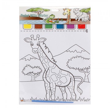 Coloring page Animals with Paint