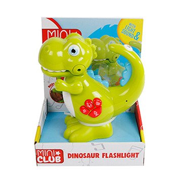 Mini Club Dinosaur Flashlight with Sound and Recording