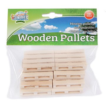 Kids Globe Wooden Pallets 1:32, 8 pcs.