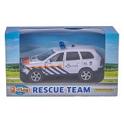 2-Play Die-cast Pull Back Police NL Light and Sound