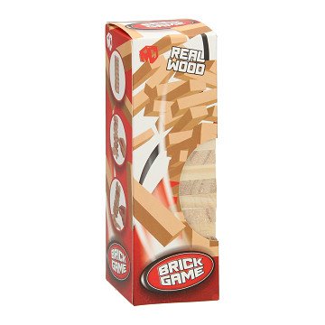 Wackelturm aus Holz, 48-teilig.