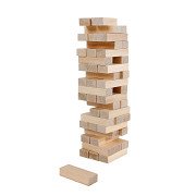 Wobble Stacking Tower Wood, 48 pcs.