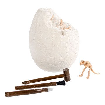 DinoWorld Fossil Chop Egg with 8 Dinos