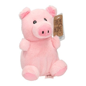 Take Me Home Farm Animal Plush Toy - Pig