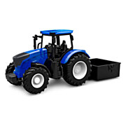 Kids Globe Tractor with Tipper - Blue