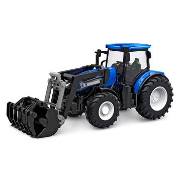 Kids Globe RC Tractor with Front Loader - Blue