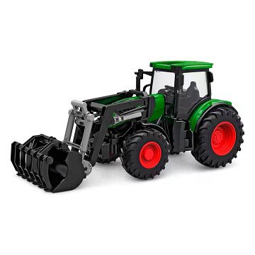 Kids Globe RC Tractor with Front Loader - Green